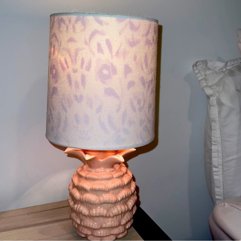 Pineapple mini wired lamp with bulb